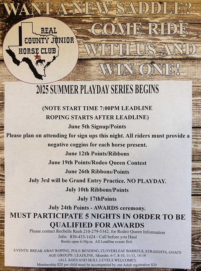 Real County Junior Horse Club